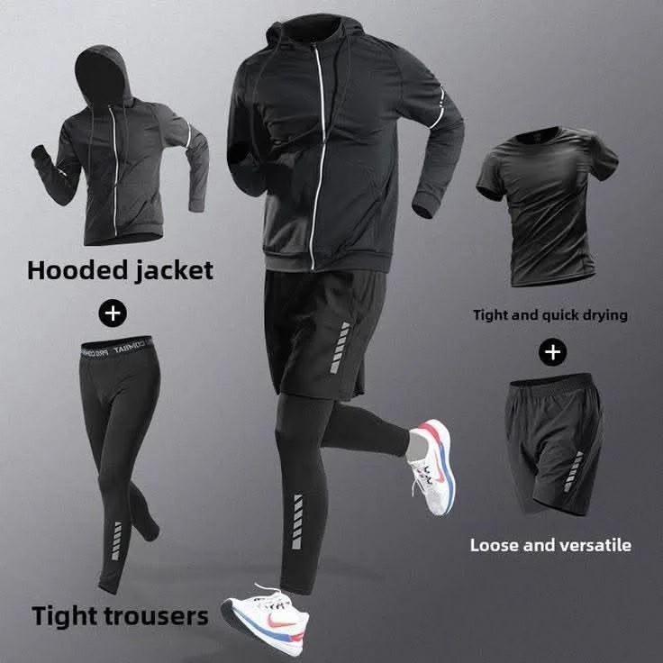 Tenue de sport 5 pièces noir ⚫️ original