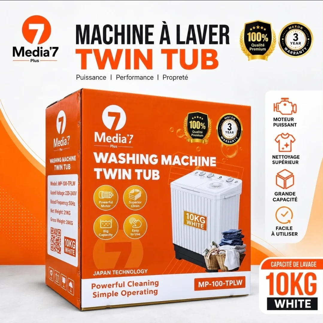 Machine à laver 10 kg média 7 plus